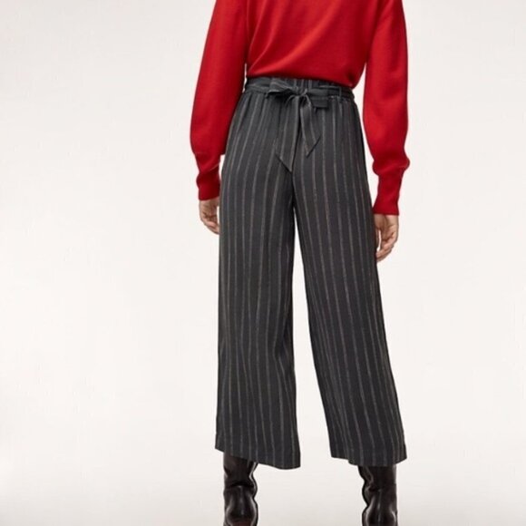 Aritzia Wilfred High Rise Faun Pant in Kinetic/Oak Size Small - Picture 3 of 10